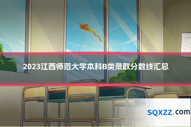 2023江西师范大学本科B类录取分数线汇总