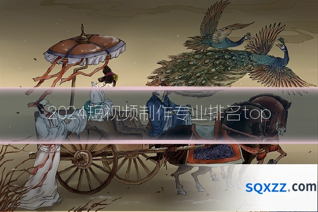 2024短视频制作专业排名top