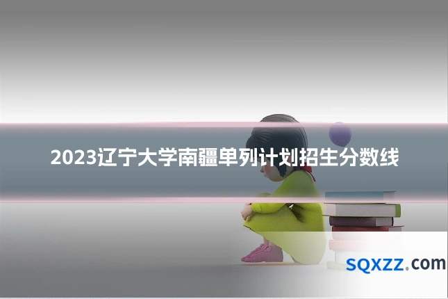 2023辽宁大学南疆单列计划招生分数线
