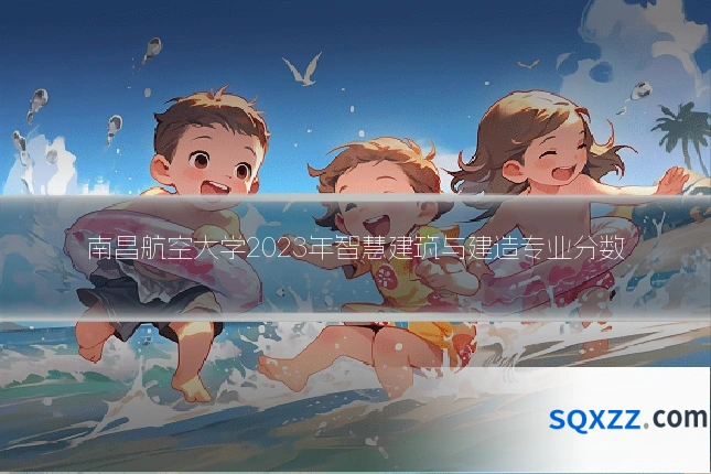 南昌航空大学2023年智慧建筑与建造专业分数
