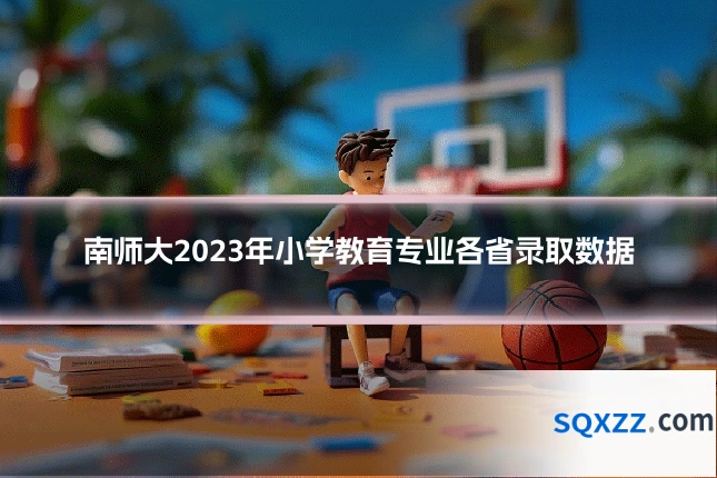 南师大2023年小学教育专业各省录取数据