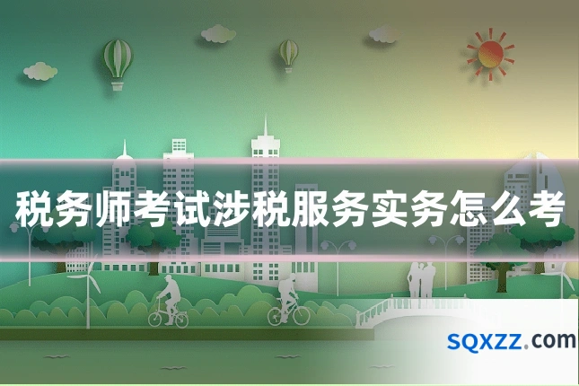 税务师考试涉税服务实务怎么考