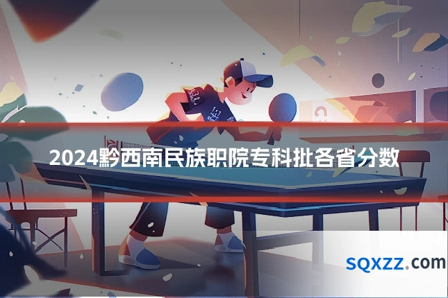 2024黔西南民族职院专科批各省分数
