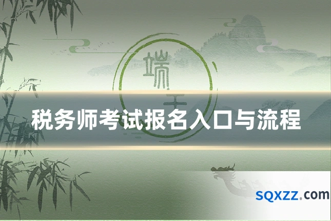税务师考试报名入口与流程