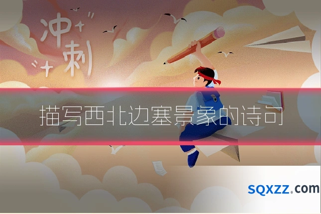描写西北边塞景象的诗句