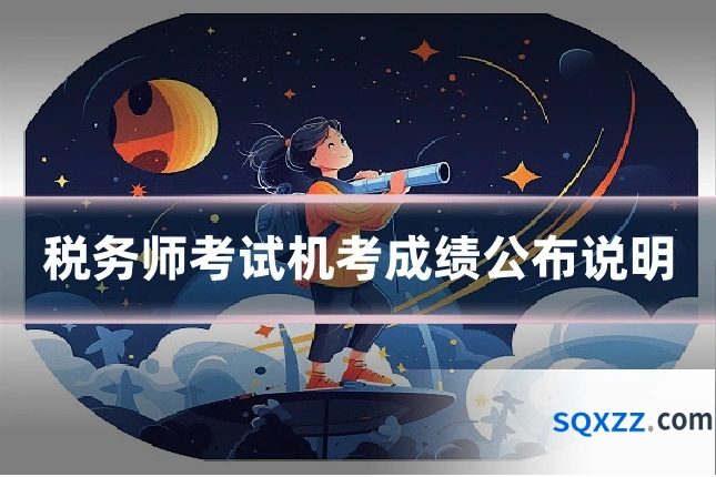 税务师考试机考成绩公布说明