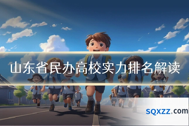 山东省民办高校实力排名解读