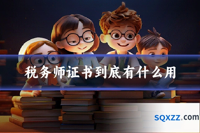 税务师证书到底有什么用