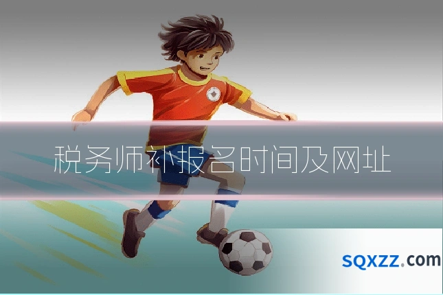税务师补报名时间及网址