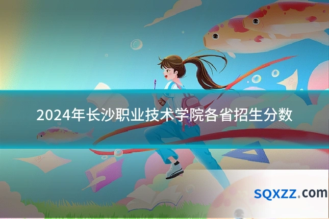 2024年长沙职业技术学院各省招生分数