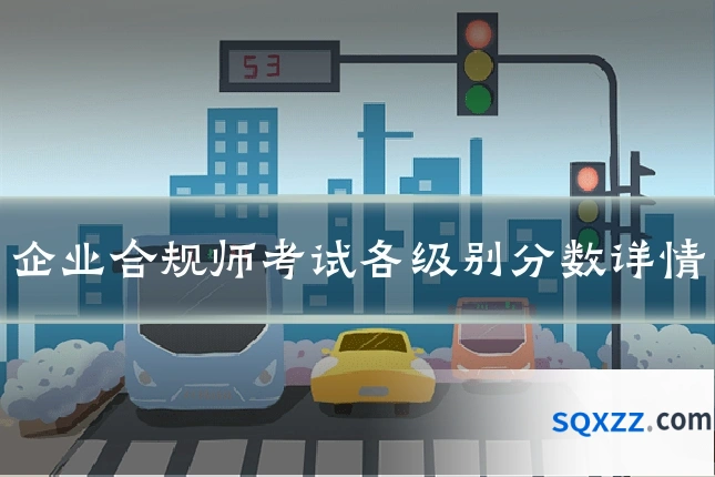 企业合规师考试各级别分数详情