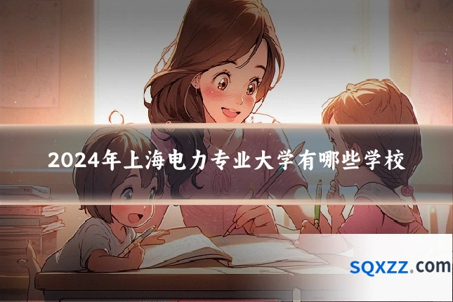 2024年上海电力专业大学有哪些学校
