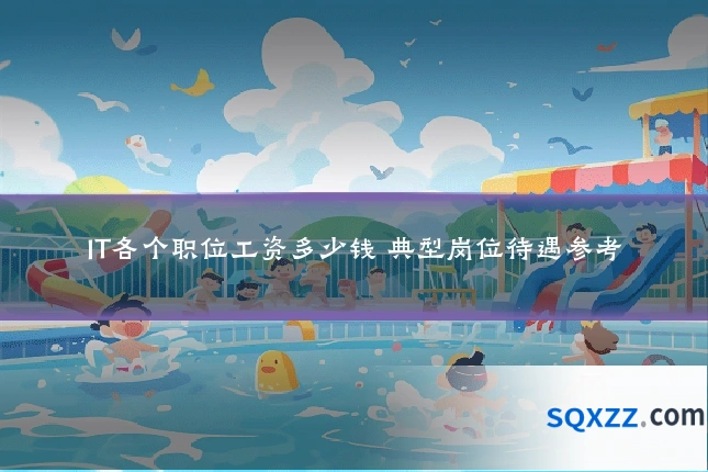 IT各个职位工资多少钱 典型岗位待遇参考