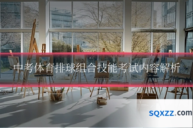 中考体育排球组合技能考试内容解析