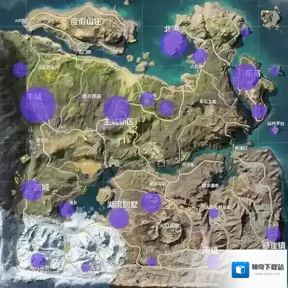 荒野行动新地图高级资源点有哪些 飓风半岛高级资源点