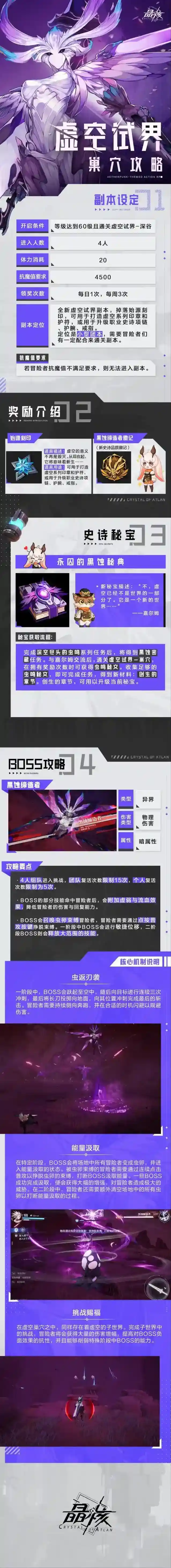 晶核 虚空试界巢穴攻略丨深空传来虫鸣，黑蚀缔造者现已登场