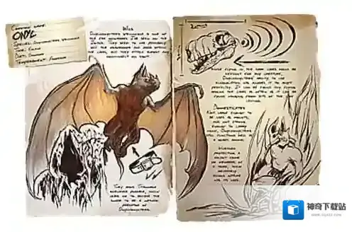 方舟生存进化手游爪蝠介绍 爪蝠掉落物介绍