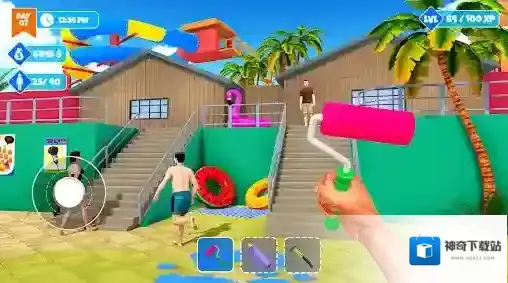 水上乐园模拟器游客