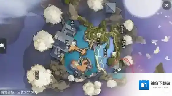 楚留香8.23在哪打坐 8月23日坐观万象修炼地点坐标分享