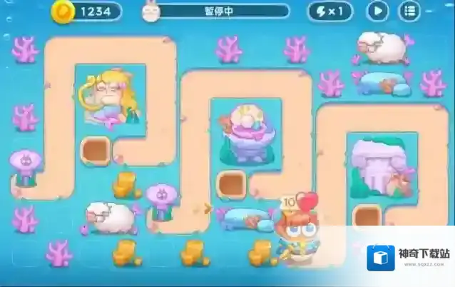 保卫萝卜4海的闺女第65关攻略