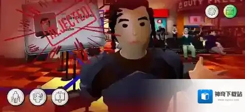 机场安检员检查