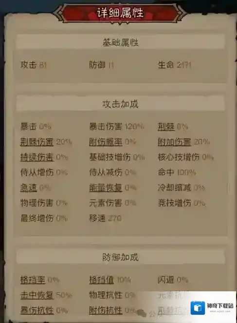 英雄没有闪属性具体效果一览