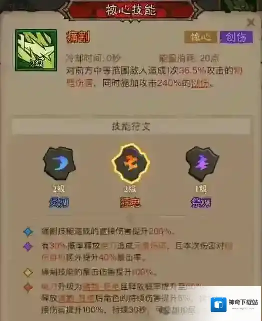 英雄没有闪狂电痛割流玩法攻略