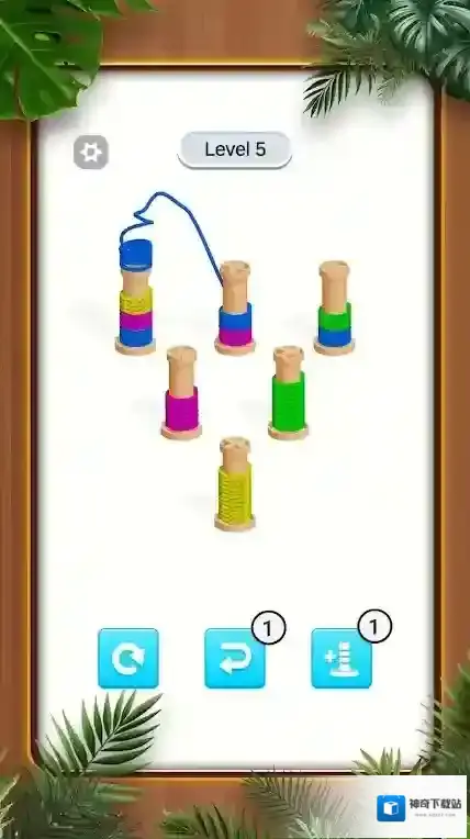 绳子色彩拼图块