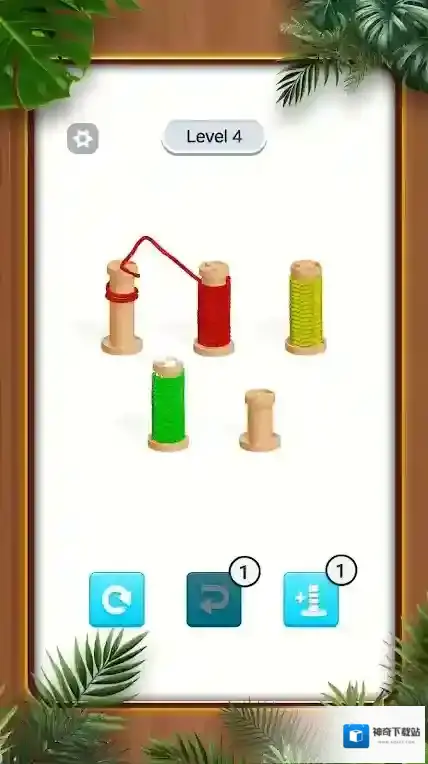 绳子色彩拼图块