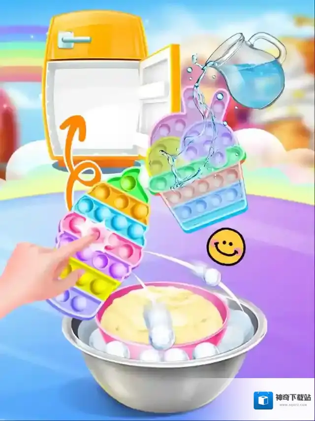 弹出冰淇淋配料