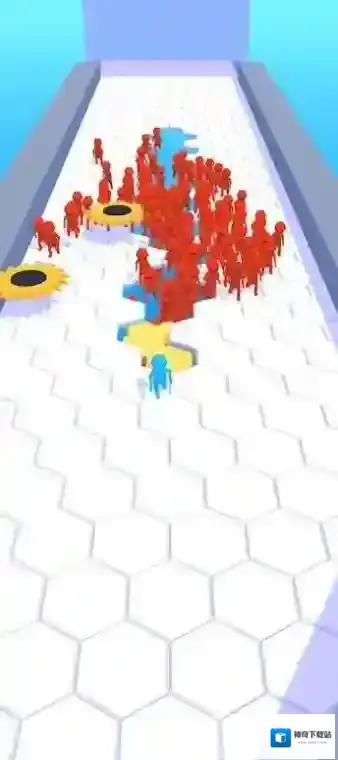 倒下的人群角色