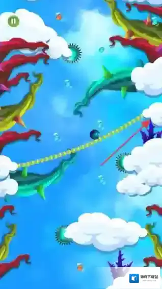 滚动的绳索天空绳索