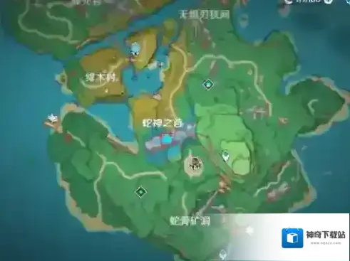 原神蛇神之首下面的那个门怎么开 机关开启方法