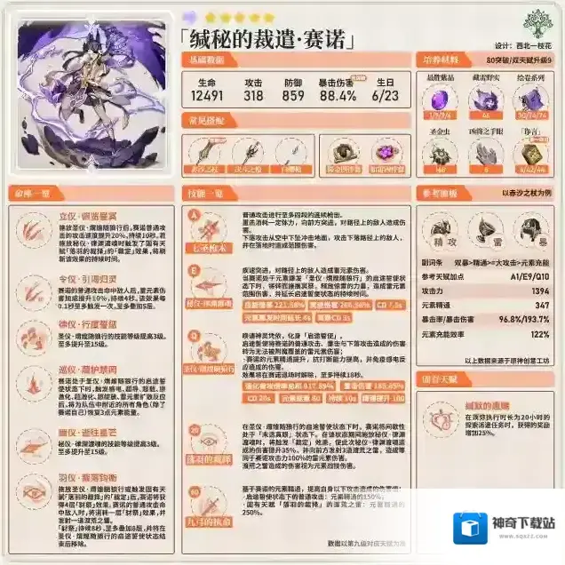 原神【V3.1攻略】#角色攻略#赛诺角色测评